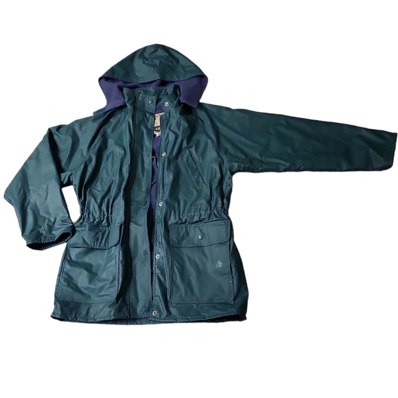 Vintage BMOSS women's outdoor durable performance design all terrain rain coat M - Picture 4 of 14